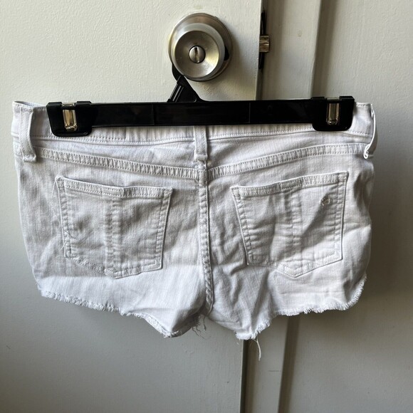 RAG AND BONE MILA TATTERED ARCTIC DENIM SHORTS W26 - Picture 2 of 3